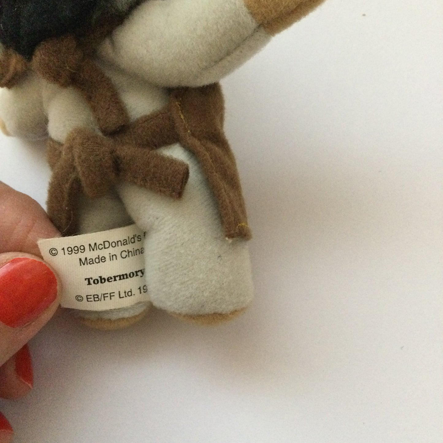 McDonald’s collectible Womble toy 1999 TOBERMORY Plush soft toy Happy Meal