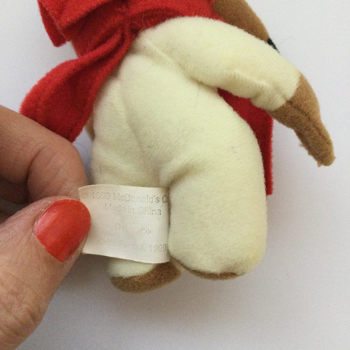 McDonald’s collectible Womble toy 1999 ORINOCO Plush soft toy Happy Meal