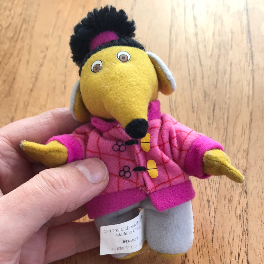 McDonald’s collectible Womble toy 1999 SHANSI Plush soft toy Happy Meal