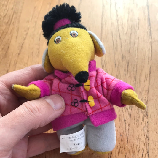 McDonald’s collectible Womble toy 1999 SHANSI Plush soft toy Happy Meal