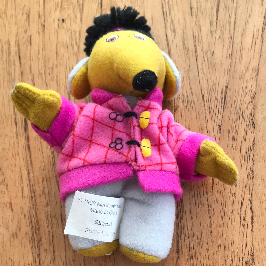 McDonald’s collectible Womble toy 1999 SHANSI Plush soft toy Happy Meal