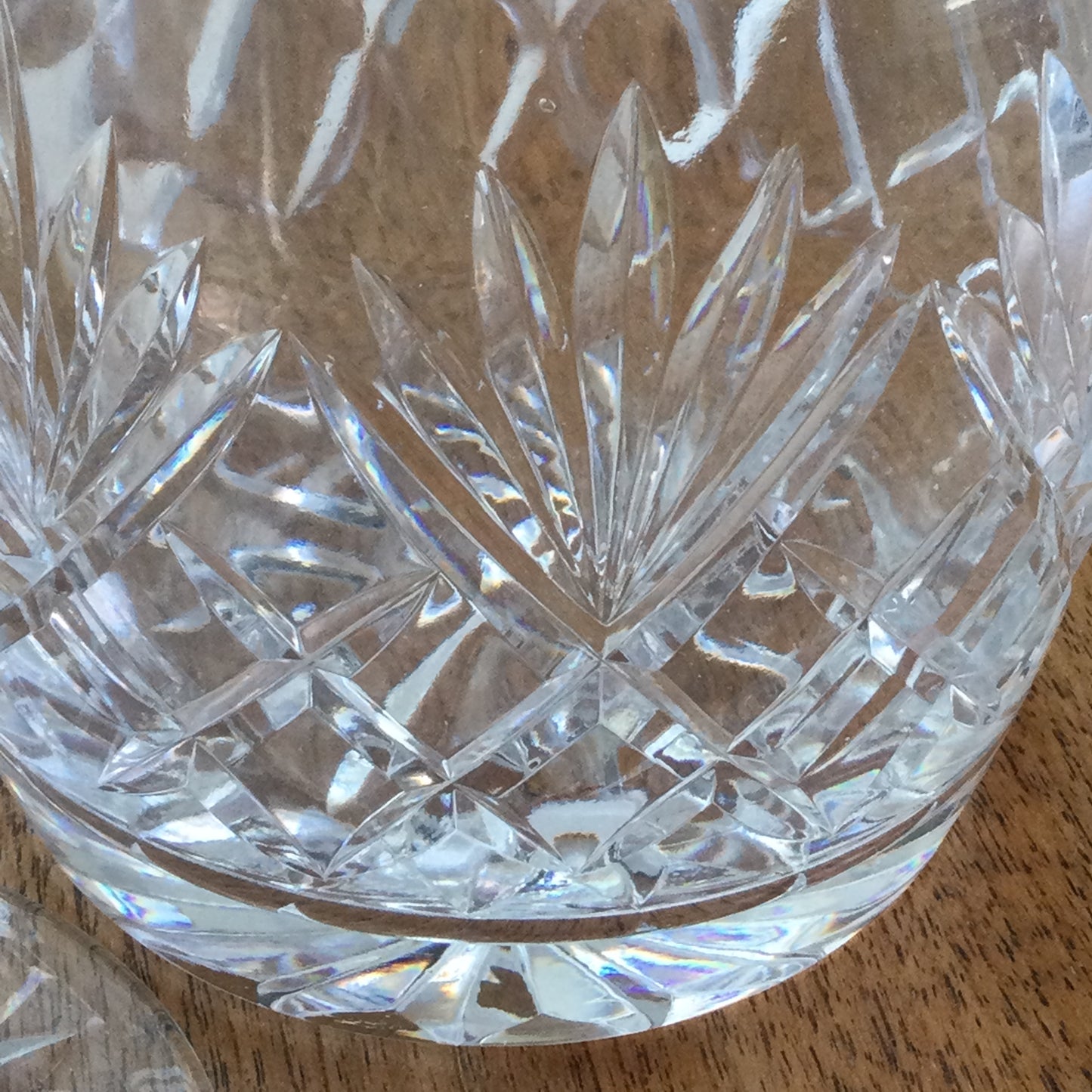 Vintage Clear Cut Glass Jar With Lid Storage Jar Dressing Table Vanity Ware Sweet Jar Sugar Jar
