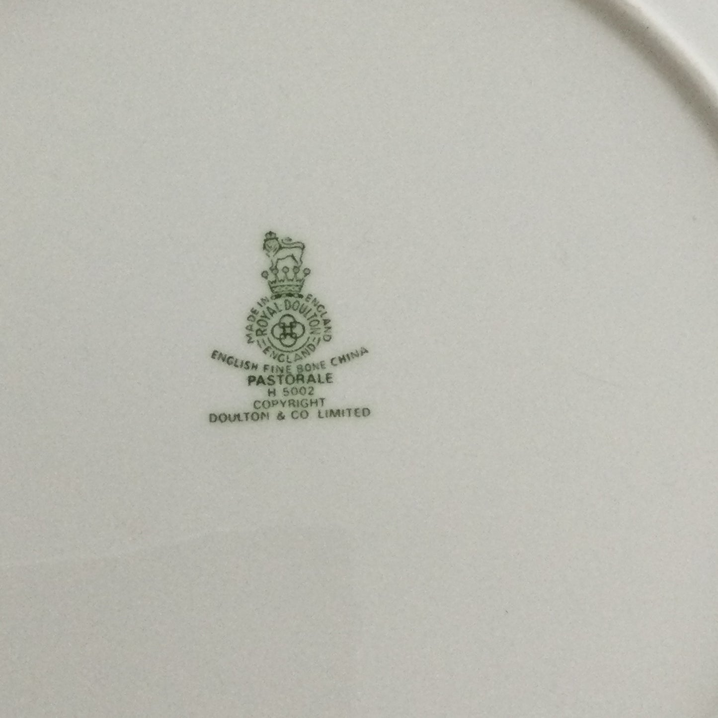 Royal Doulton Pastorale - Cake / Sandwich Plate - Twin Handled - 10.5”
