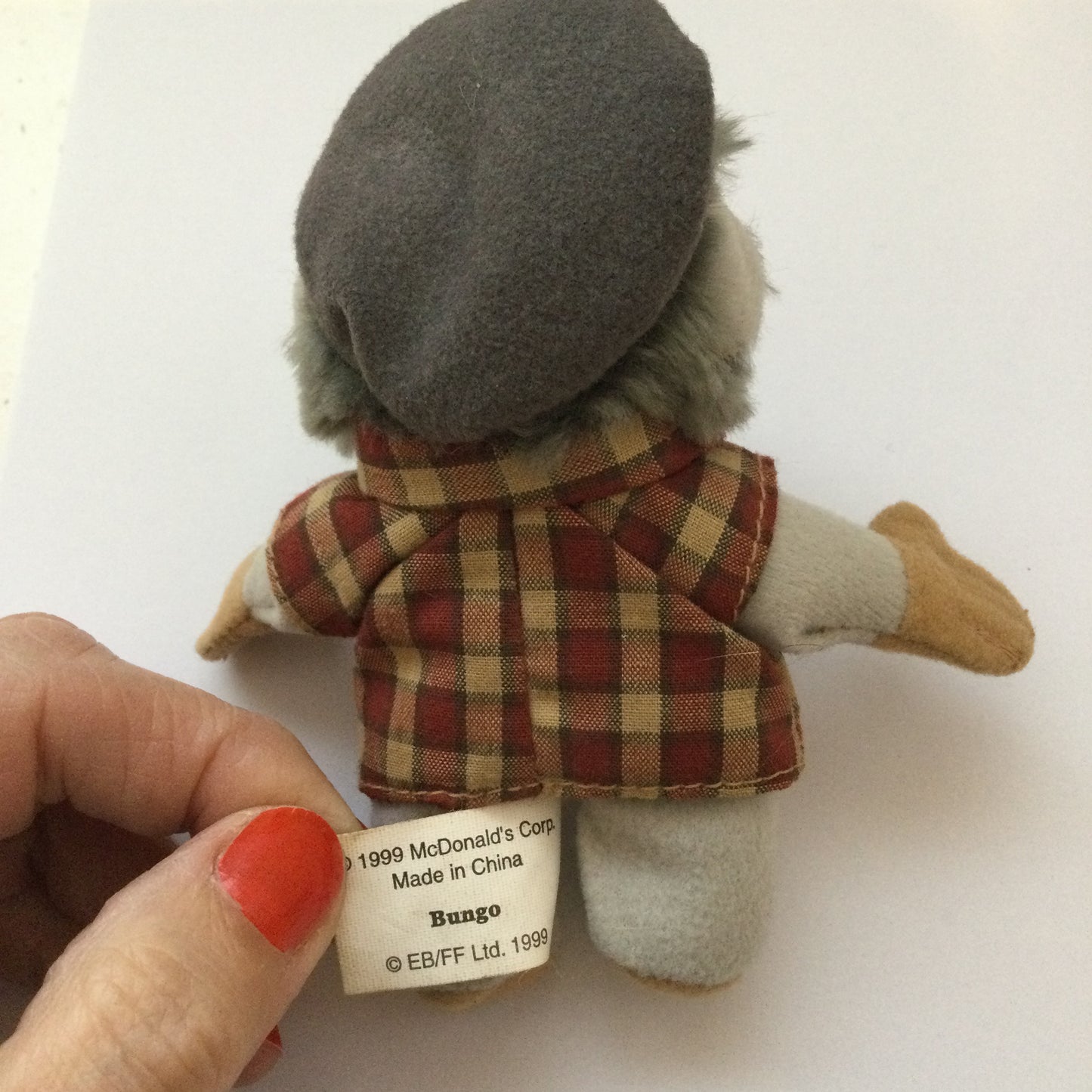 McDonald’s collectible Womble toy 1999 BUNGO Plush soft toy Happy Meal