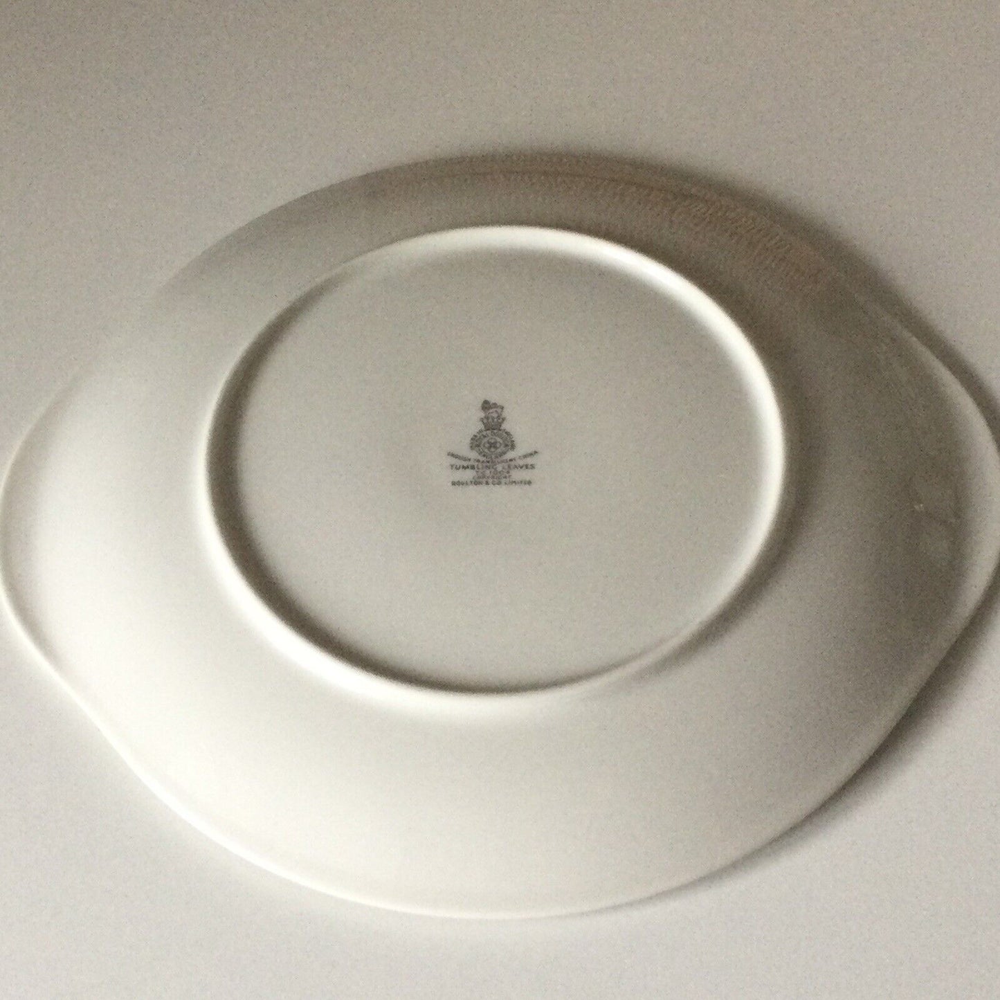 Royal Doulton Tumbling Leaves - Cake Serving Plate - Autumnal - 60s 70s - 26x23.5 cm