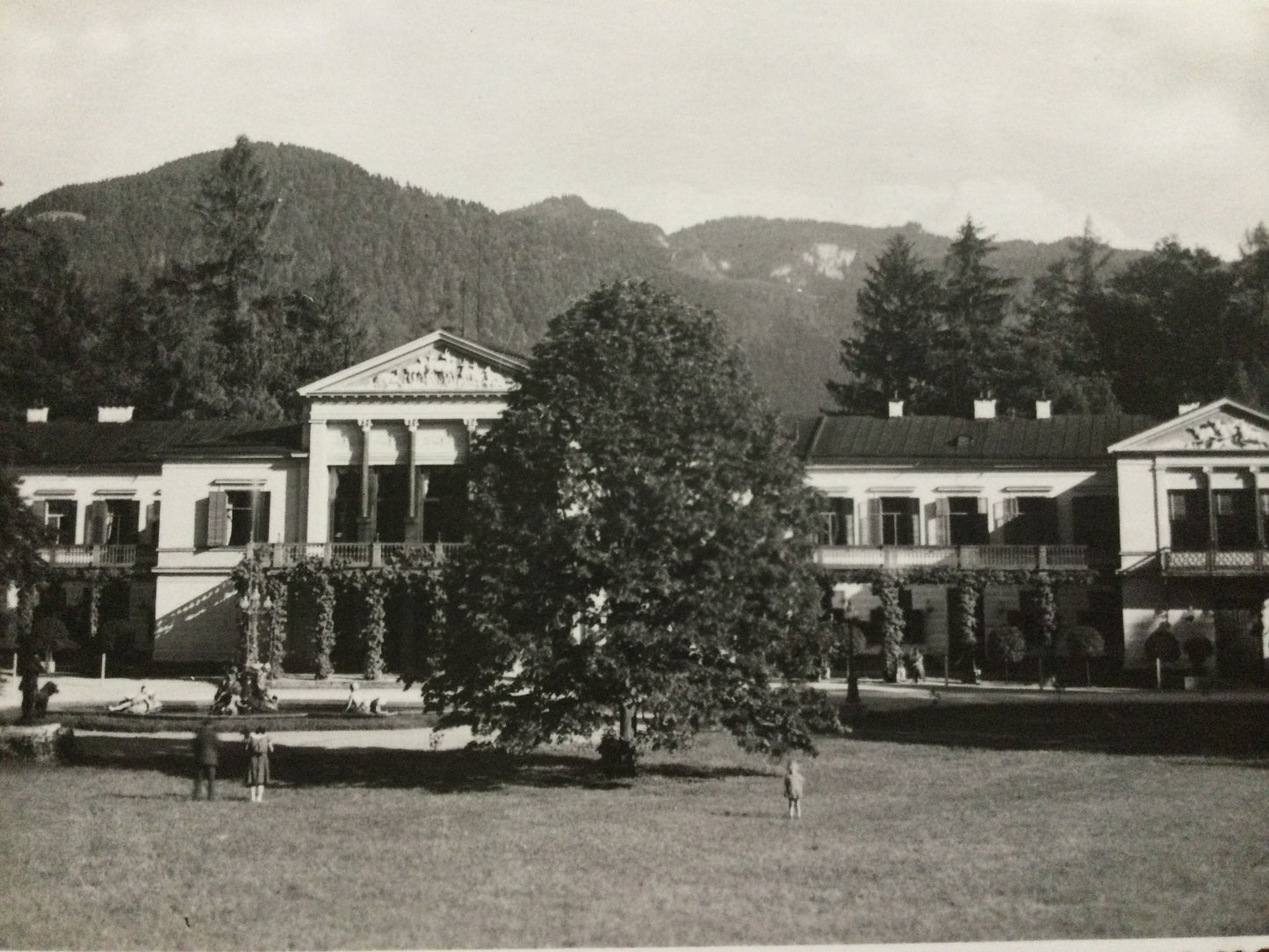 Vintage 1930s postcard Kaiservilla Bad Ischl AUSTRIA Sept 1934 b&w photo Imperial Villa Franz Josef I