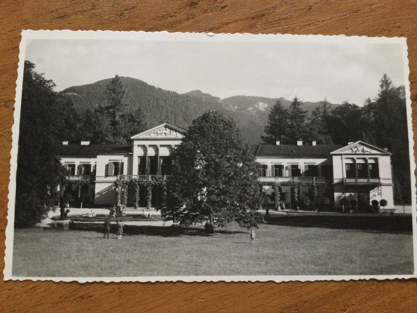 Vintage 1930s postcard Kaiservilla Bad Ischl AUSTRIA Sept 1934 b&w photo Imperial Villa Franz Josef I