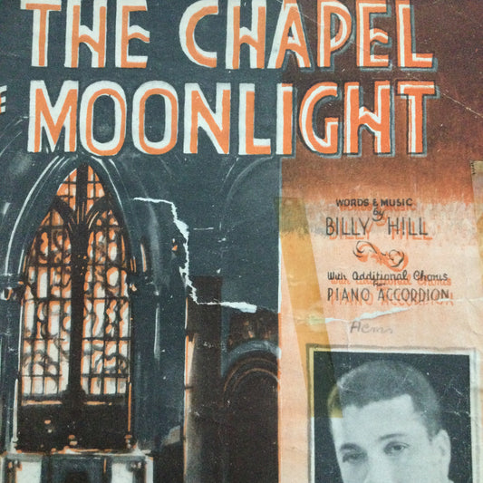 Vintage Sheet Music 'In The Chapel In The Moonlight' 1930s 1936 Recorded by Hutch Leslie Hutchinson