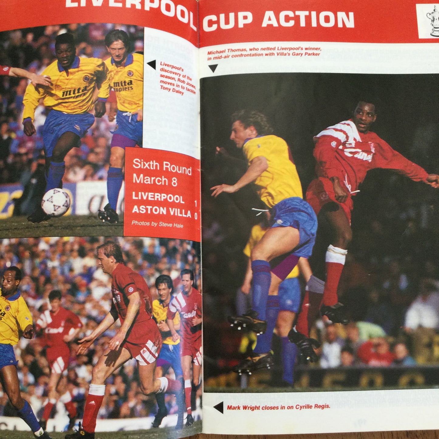 5/4/1992 F.A. Cup Semi-Final Programme. Liverpool v Portsmouth. Arsenal Stadium, Highbury