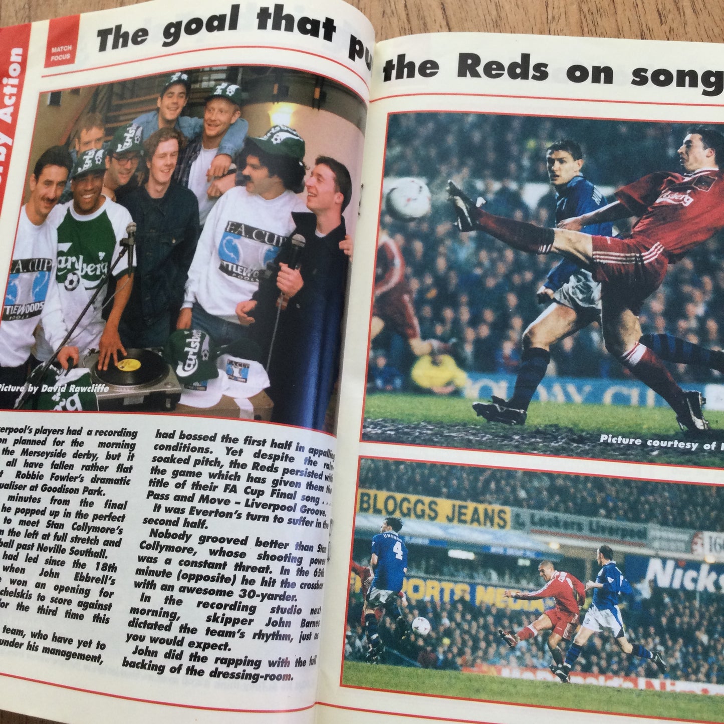 Liverpool FC V Middlesborough Premier League 27/04/96 1995-96 Programme. David James