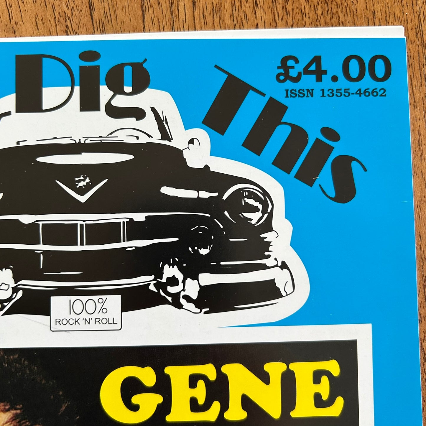 'Now Dig This' Magazine no. 439. October 2019. Rock n Roll memorabilia. Gene Vincent, Fred Parris