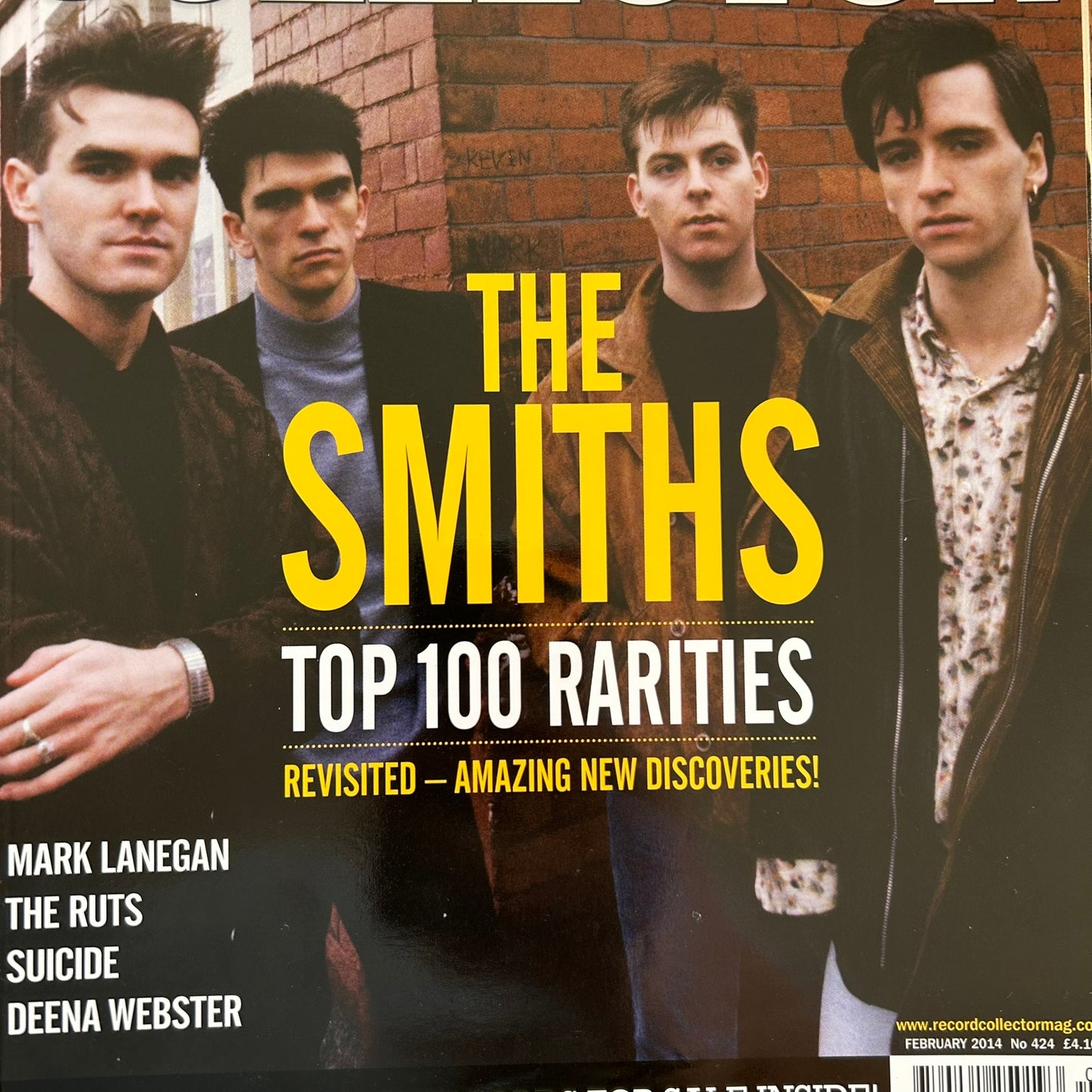 Record Collector magazine - Aug 2014 Issue 424 - The Smiths Top 100 Rarities - Prog Special