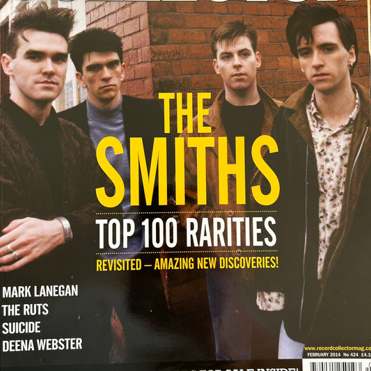 Record Collector magazine - Aug 2014 Issue 424 - The Smiths Top 100 Rarities - Prog Special