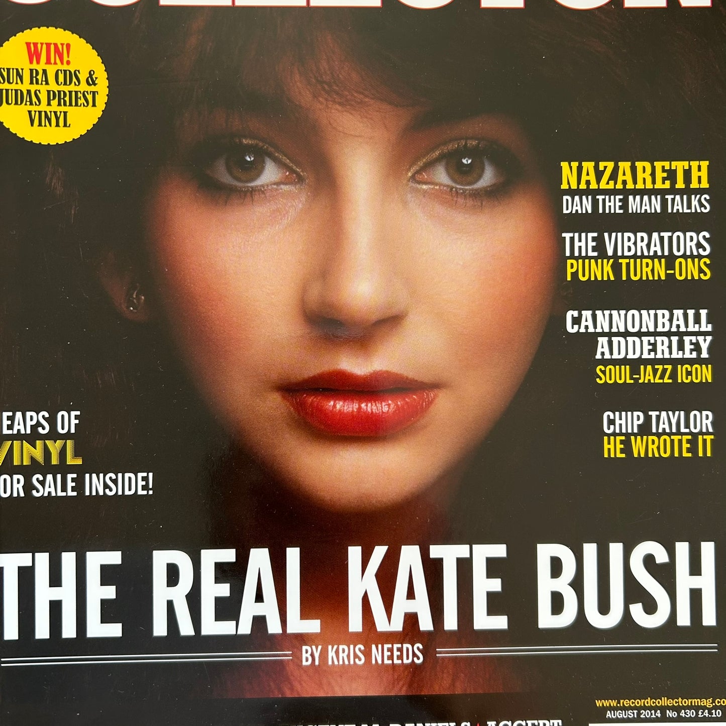 Record Collector magazine - August 2014 Issue 430 - The Real Kate Bush by Kris Needs - The Wonders of Dutch Prog