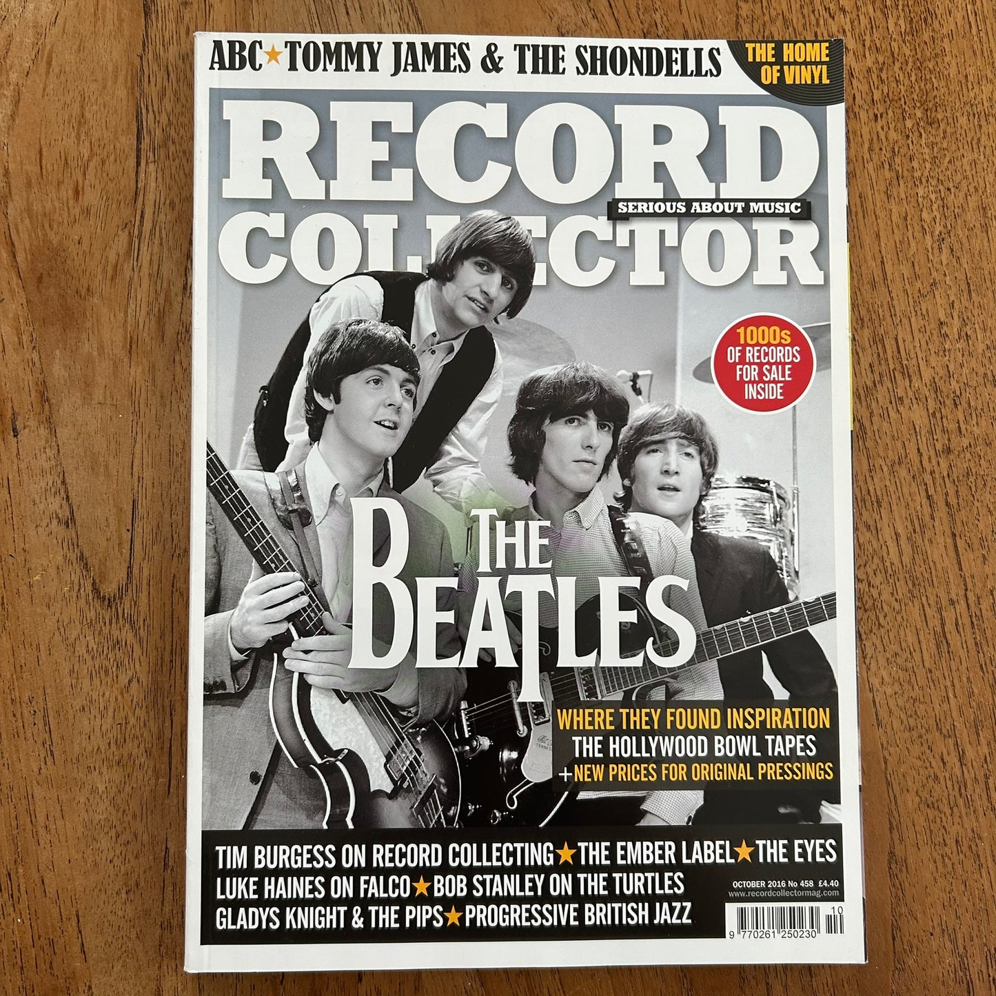 Record Collector magazine - Oct 2016 Issue 458 - The Beatles - where they found inspiration