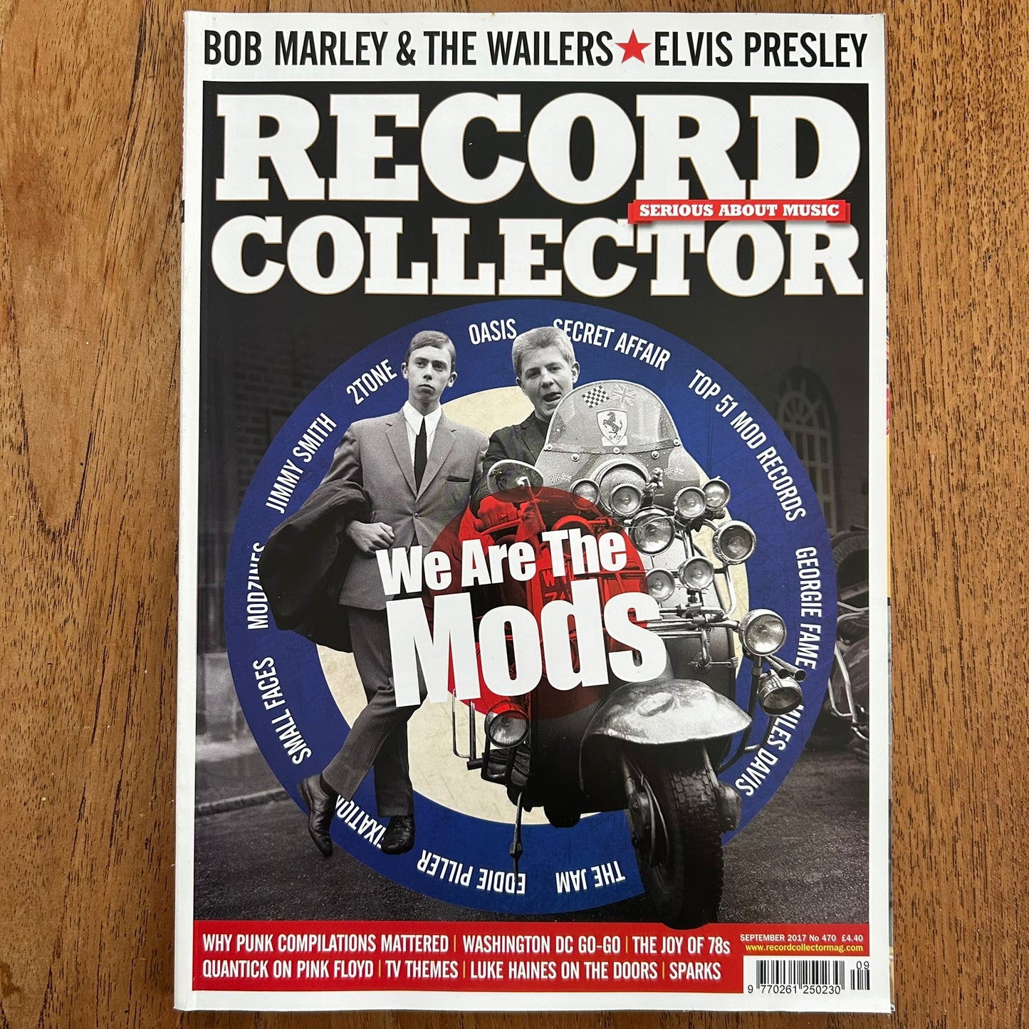 Record Collector magazine - Sept 2017 Issue 470 - We Are The Mods - Top 51 Mod records