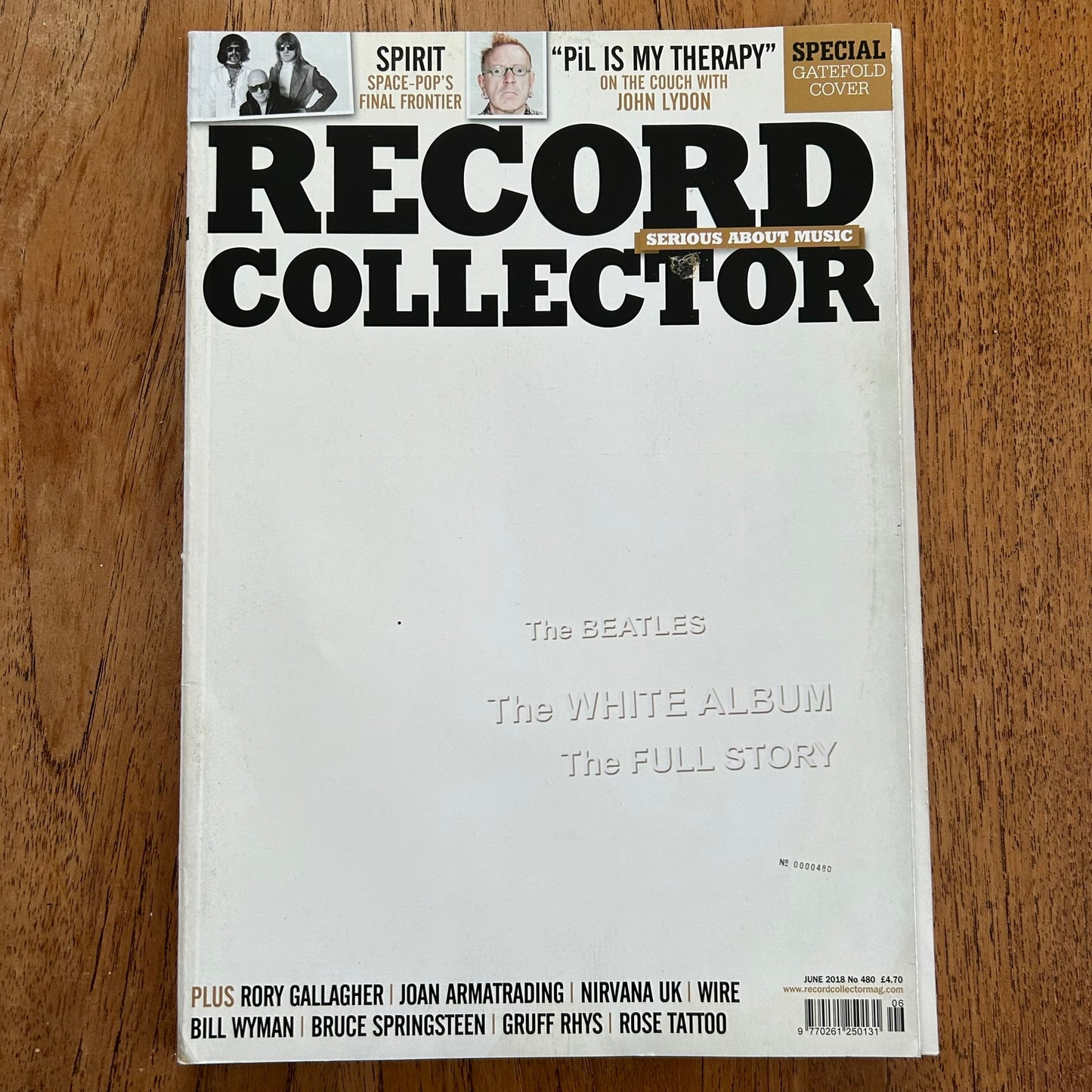 Record Collector magazine - June 2018 Issue 480 - The Beatles The White Album - the full story