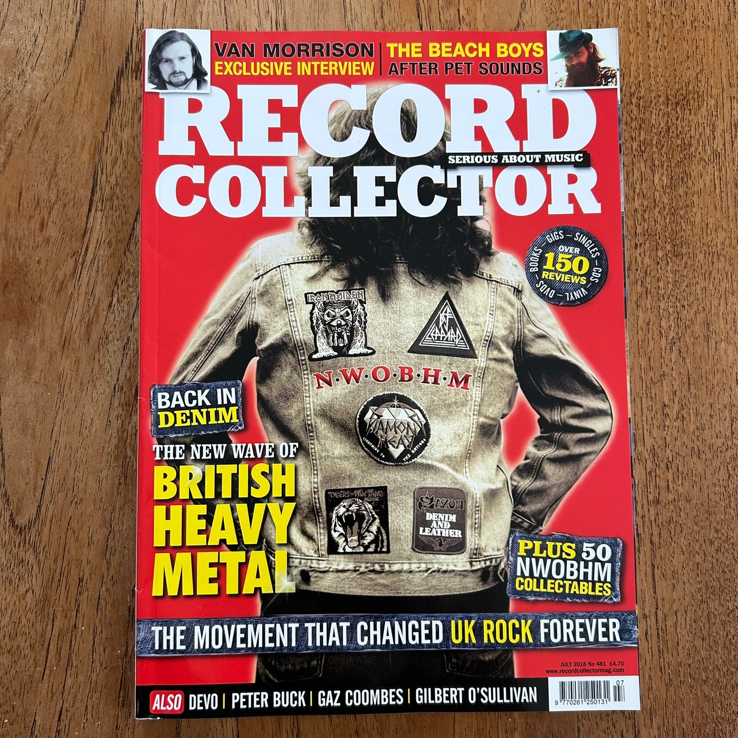 Record Collector magazine - July 2018 Issue 481 - The New Wave of British Heavy Metal - Van Morrison