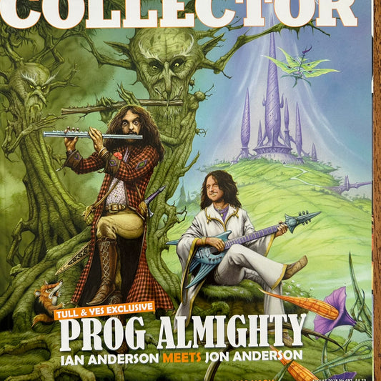 Record Collector magazine - Aug 2018 Issue 482 - Tull & Yes Exclusive - Prog Almighty - Ian Anderson meets Jon Anderson