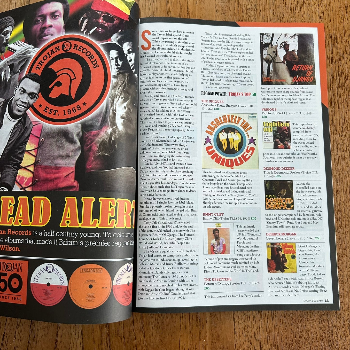 Record Collector magazine - Aug 2018 Issue 482 - Tull & Yes Exclusive - Prog Almighty - Ian Anderson meets Jon Anderson