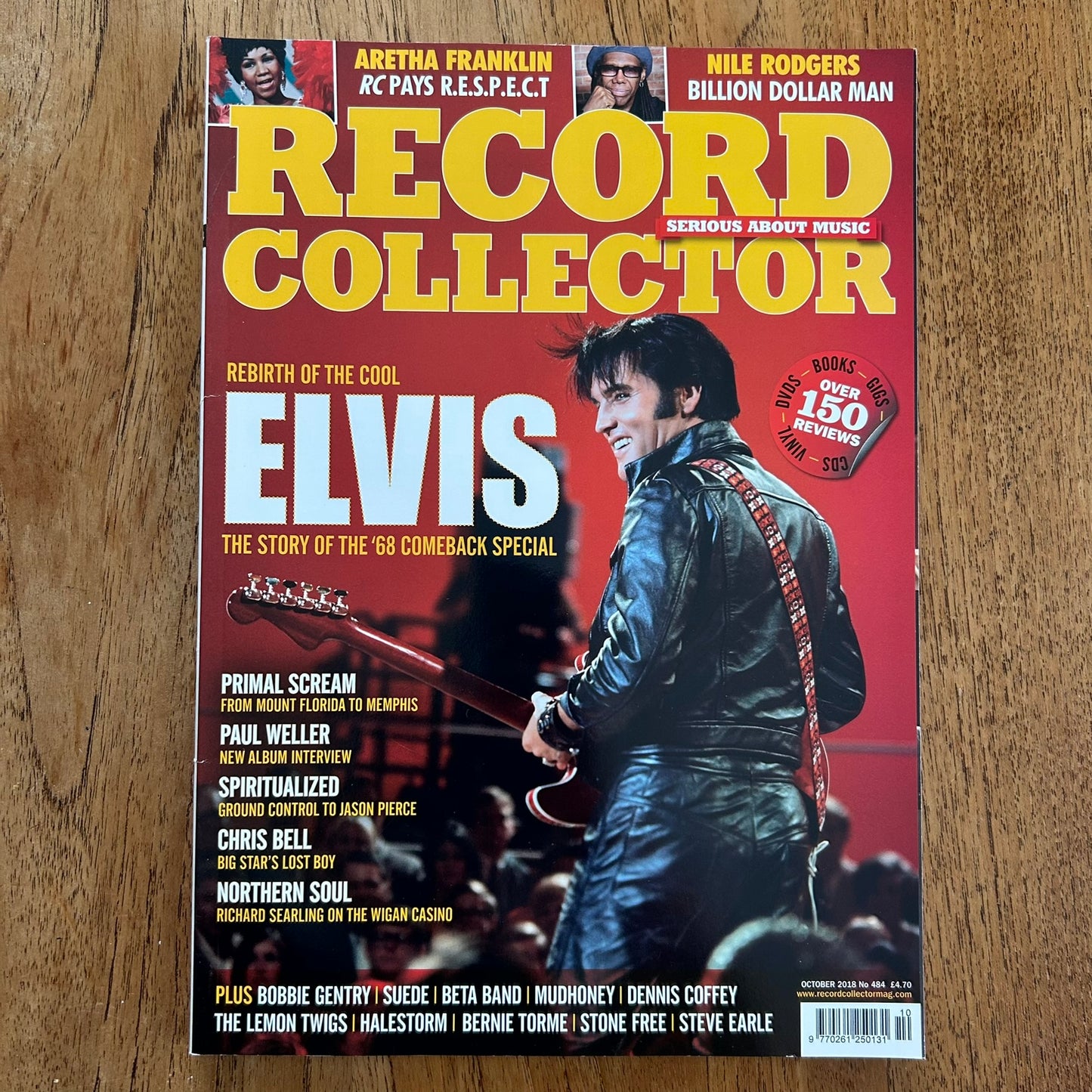 Record Collector magazine - Oct 2018 Issue 484 - Elvis - the story of the '68 comeback special