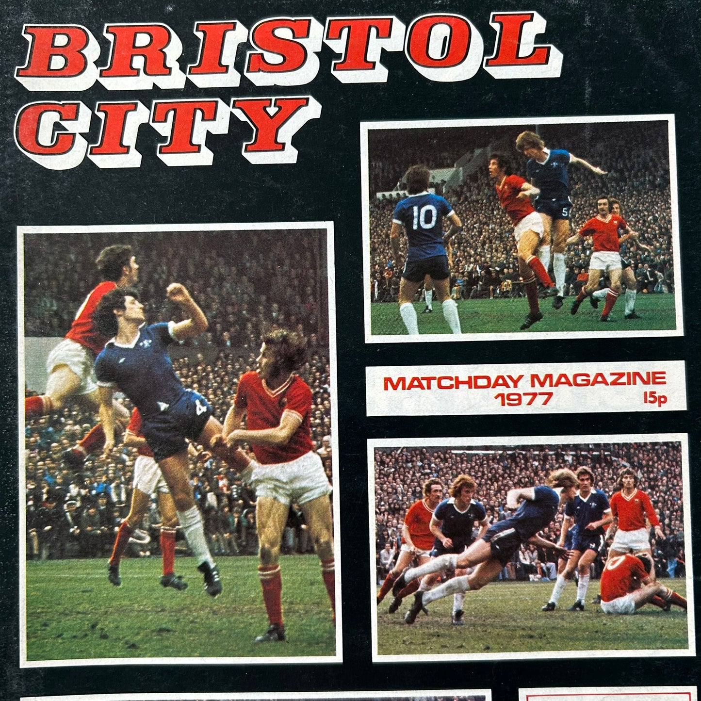 Vintage 70s Football Programme BRISTOL CITY v LIVERPOOL 1977 16/5/77 Division 1