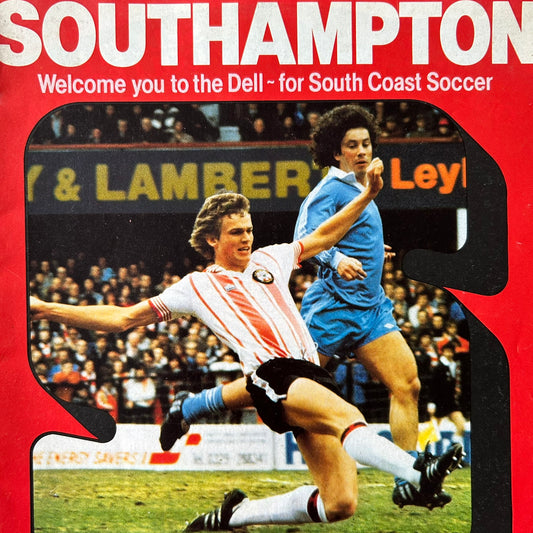 1979/80 Division 1 Southampton v Liverpool 01/09/79 70s Football Programme. Lawrie McMenemy