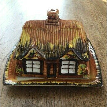 Butter / Cheese Dish. Price Bros Cottage Ware Vintage 1950s Butter / Cheese Dish & Cover C.1946 1963