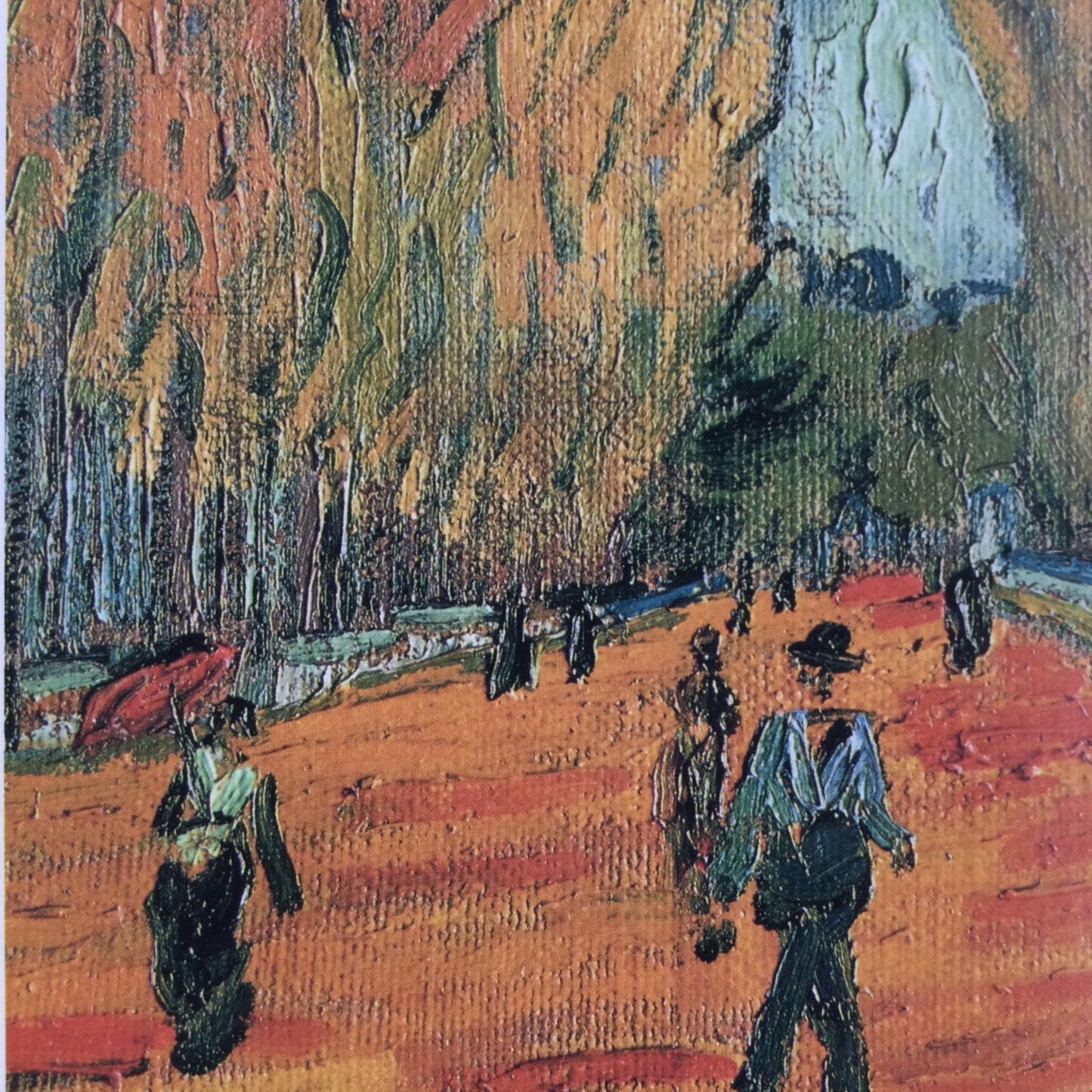 VAN GOGH AVENUE IN LES ALYSCAMPS  Blank Card, No Envelope