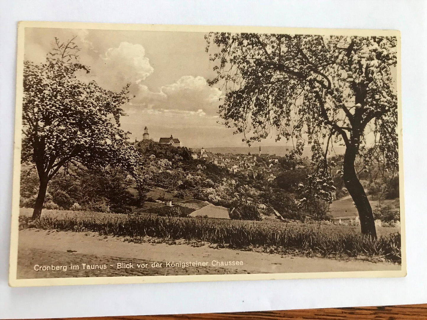 Vintage German Postcard CRONBERG IM TAUNUS 1930s posted 1934 in England