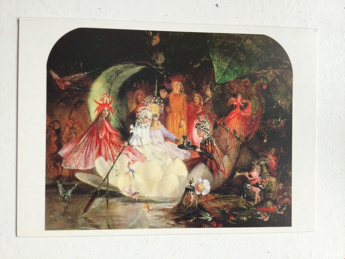 JOHN ANSTER FITZGERALD THE FAIRY'S BARQUE c1860 Blank Card, No Envelope