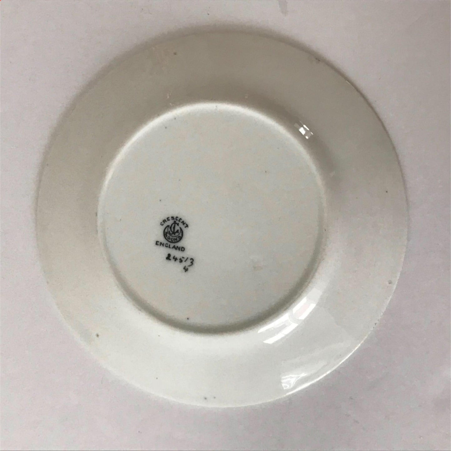 Spare Saucer Crescent China 24513 green black floral