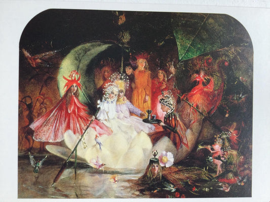 JOHN ANSTER FITZGERALD THE FAIRY'S BARQUE c1860 Blank Card, No Envelope