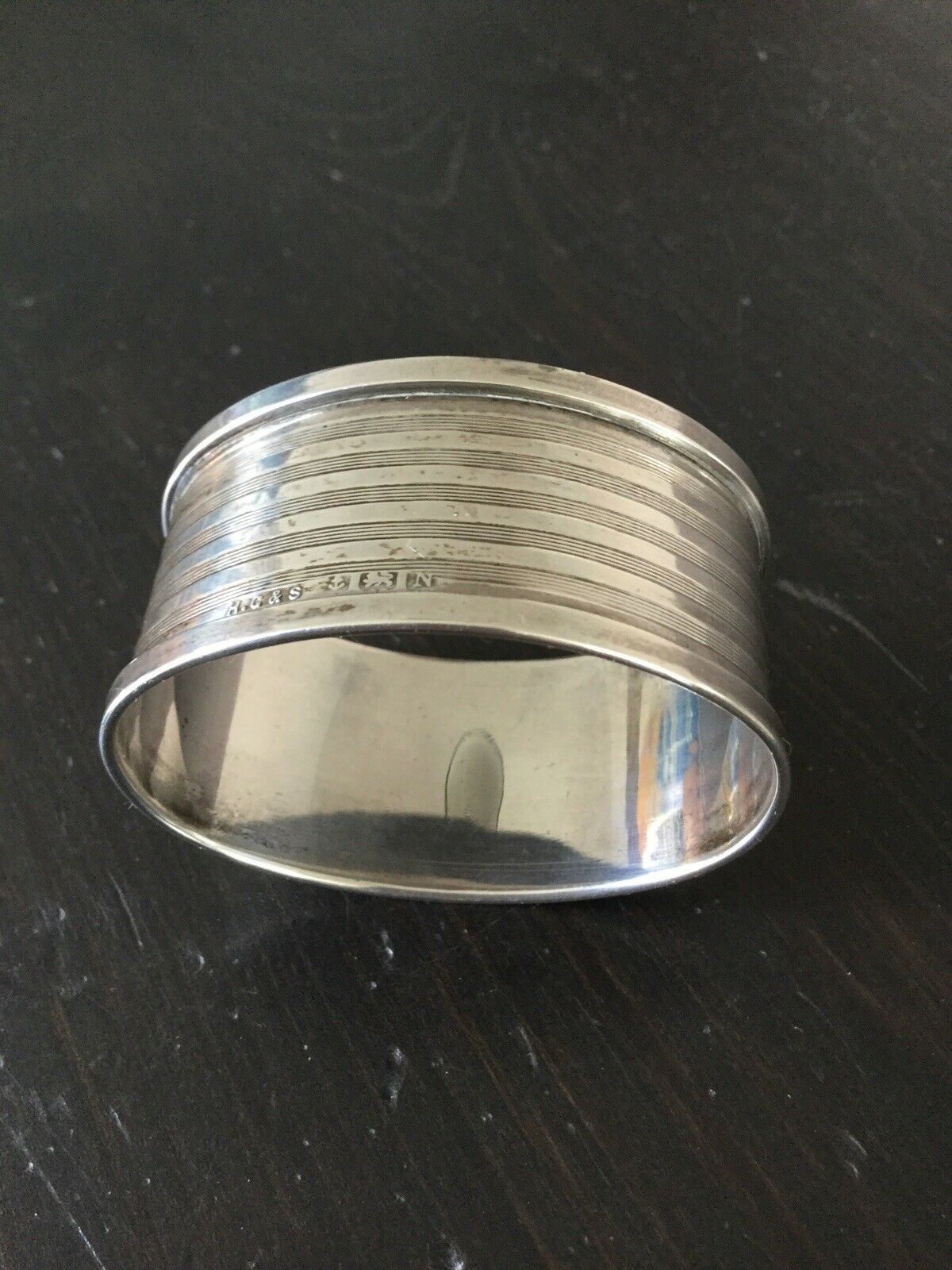 Henry Griffith & Sons Napkin Ring Sterling Silver 1937/8 Unengraved Birmingham approx 14 grams