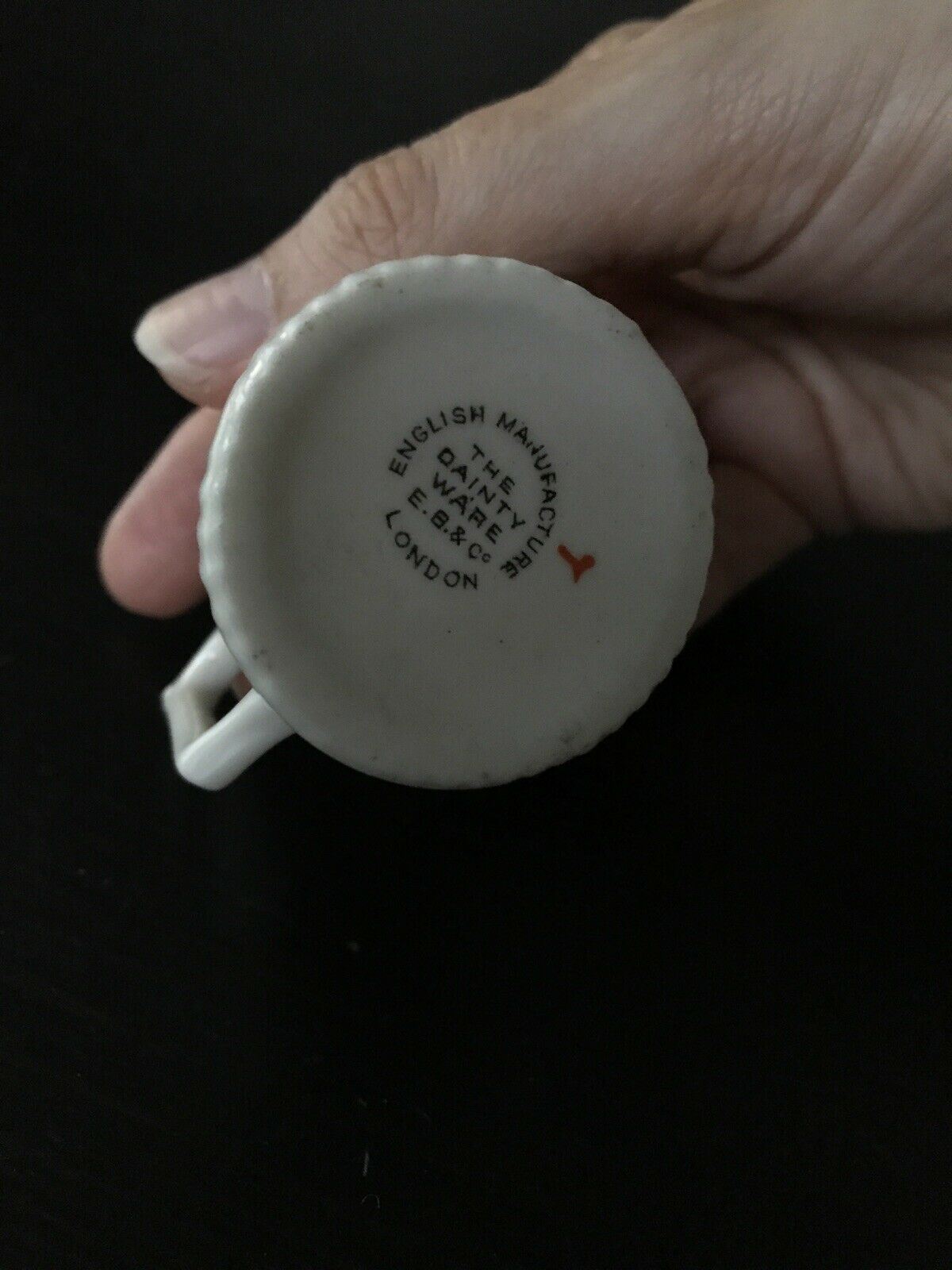 Dainty Ware Miniature China Coffee Pot. City Of London Coat Of Arms.