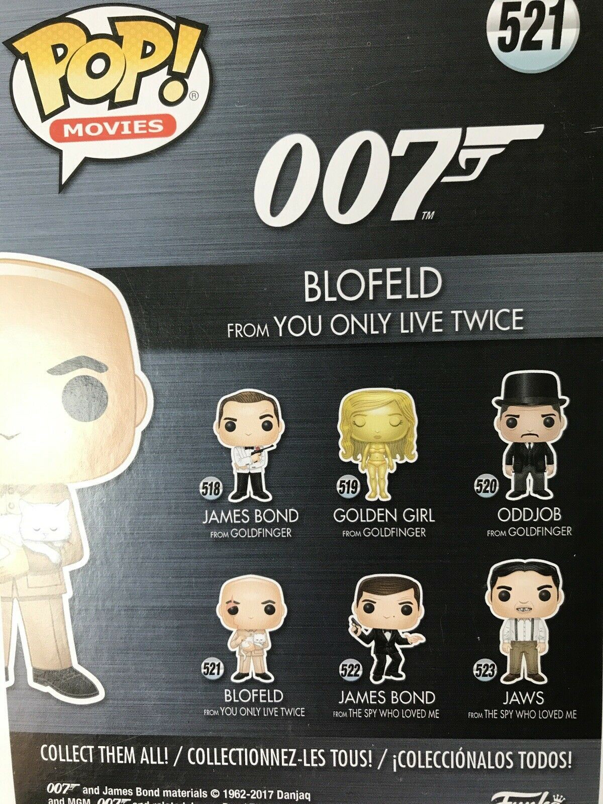 Funko 24705 Pop! Movies: James Bond - Blofeld You Only Live Twice bobble head