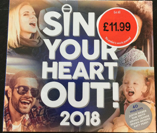 Sing Your Heart Out 2018 / Various Artists - 40 Hits on 2 CDs. Free Postage.