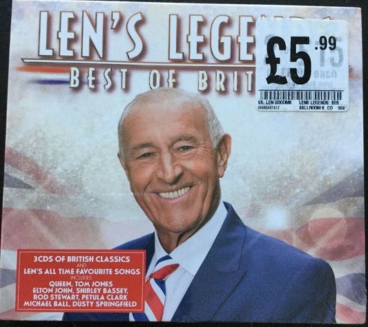 Len`s Legends - Best Of British (Three Cd Digipak) New + Sealed. Various Artists