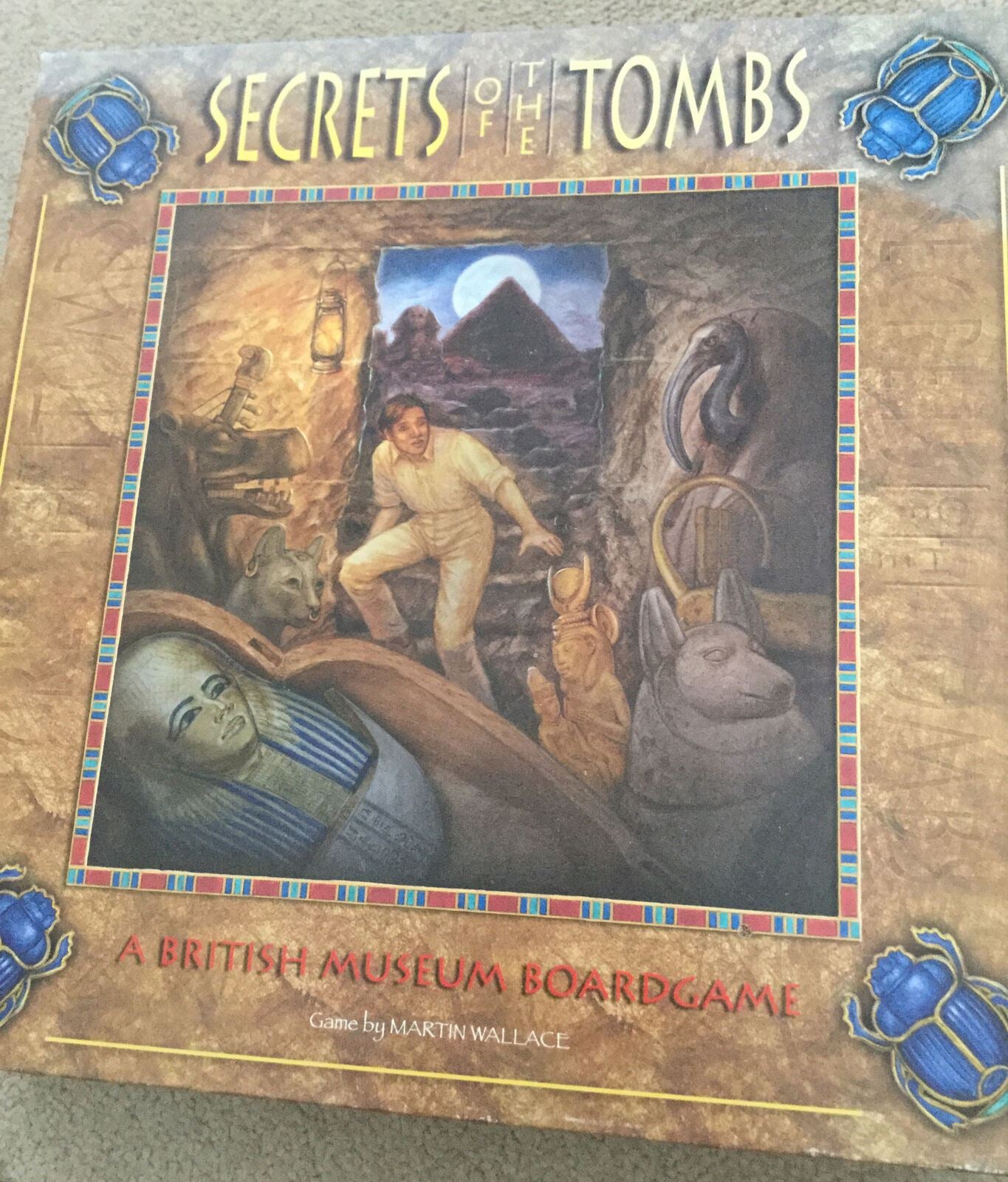 Strategy Board Game. Secrets OfThe Tombs. COMPLETE. Ancient Egypt. Pyramids.