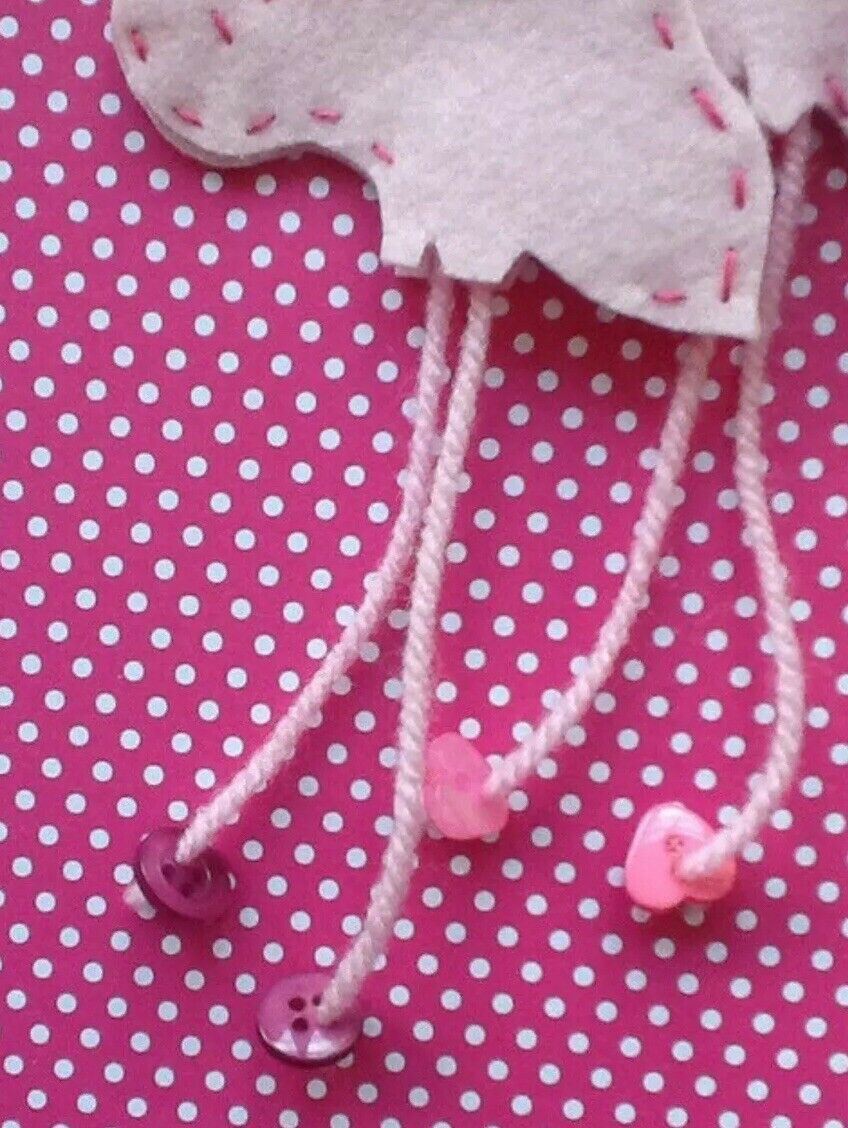 Pink Flamingo Finger Puppet Handmade In The UK.Christmas Stocking Filler