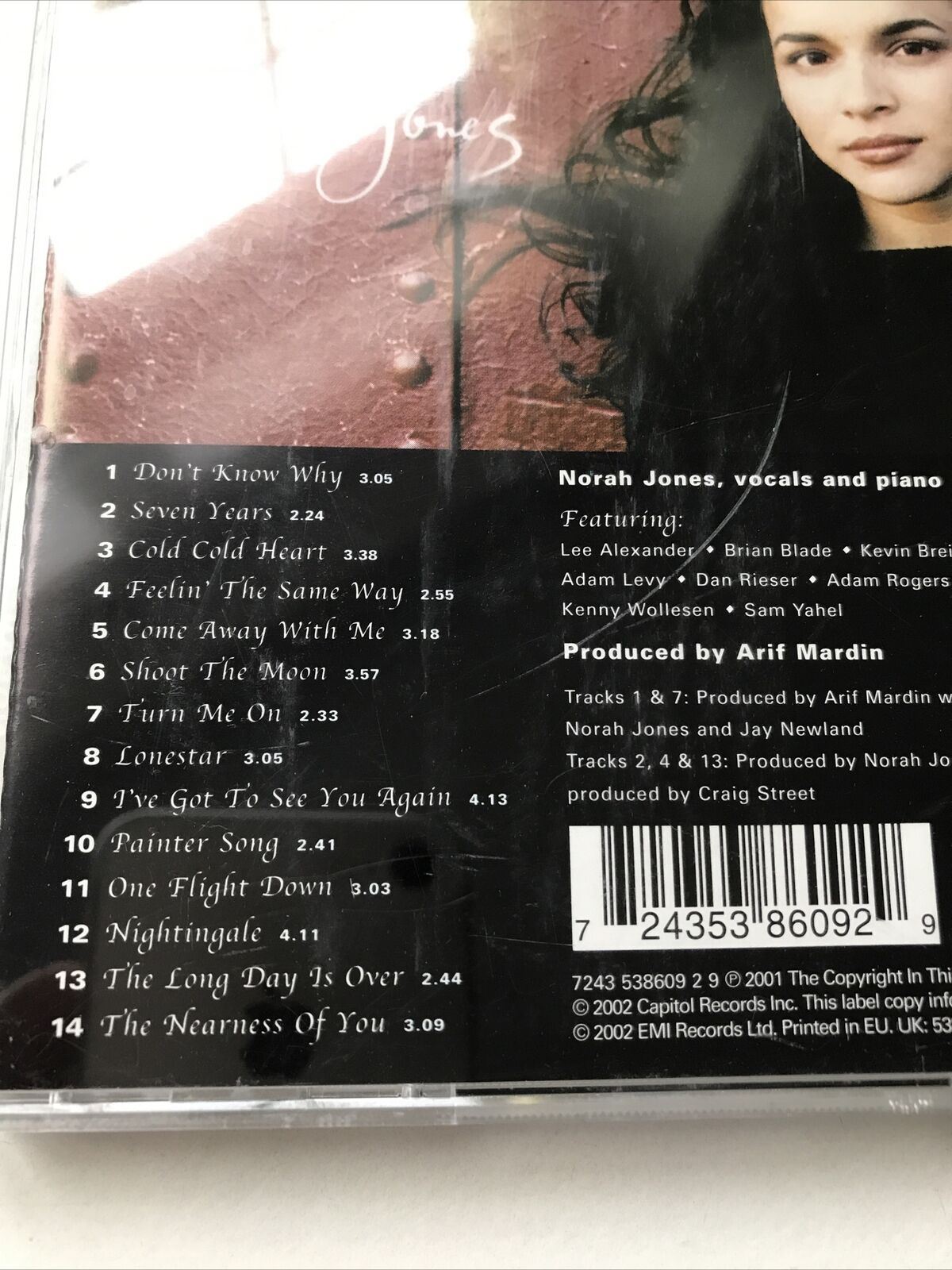 Norah Jones - Come Away with Me (2002) CD