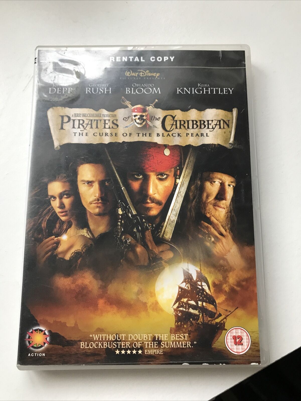 Pirates Of The Caribbean - The Curse Of The Black Pearl (DVD, 2003)