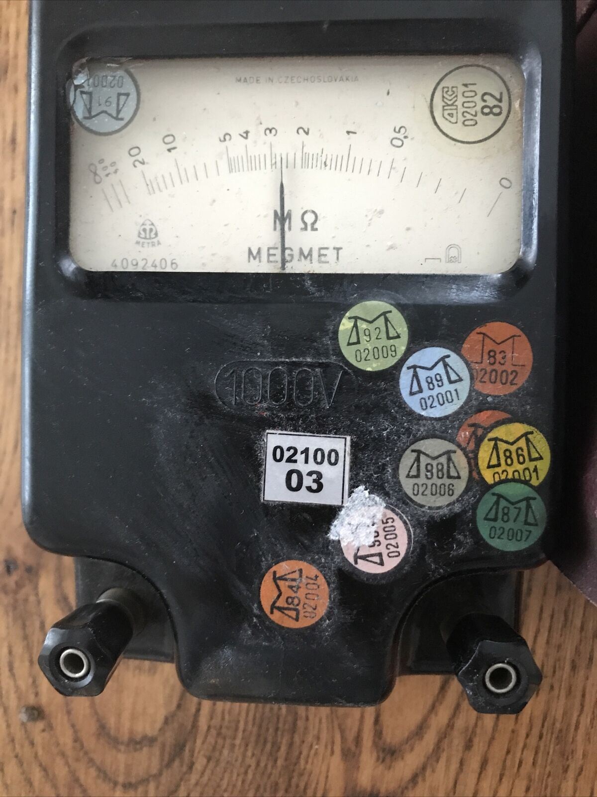 Vintage Czechoslovakia? Soviet?Resistance Meter 1000V Eastern Bloc