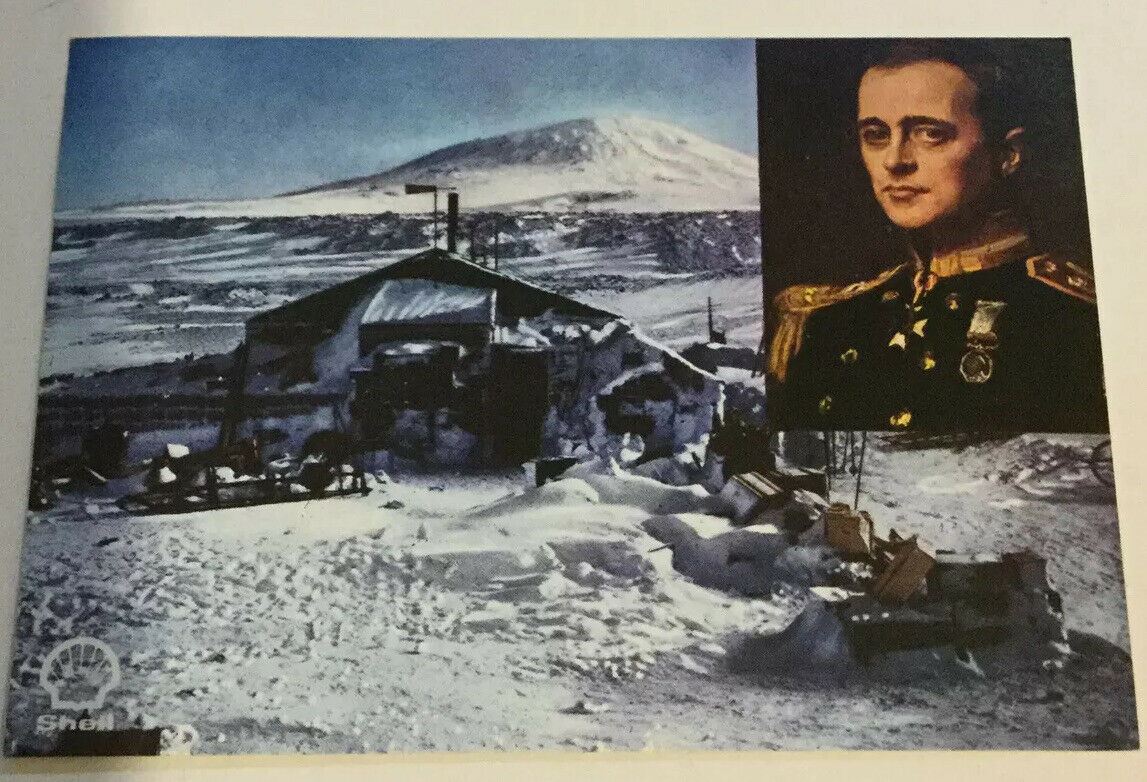 Robert Falcon Scott Great Britons Collectable Shell Card 1972 Vintage 70s Winter