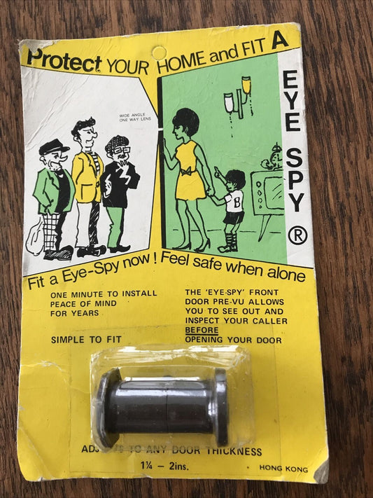 Vintage Door Eye Spy Security. Feature. Still In Packaging 1960s retro kitsch