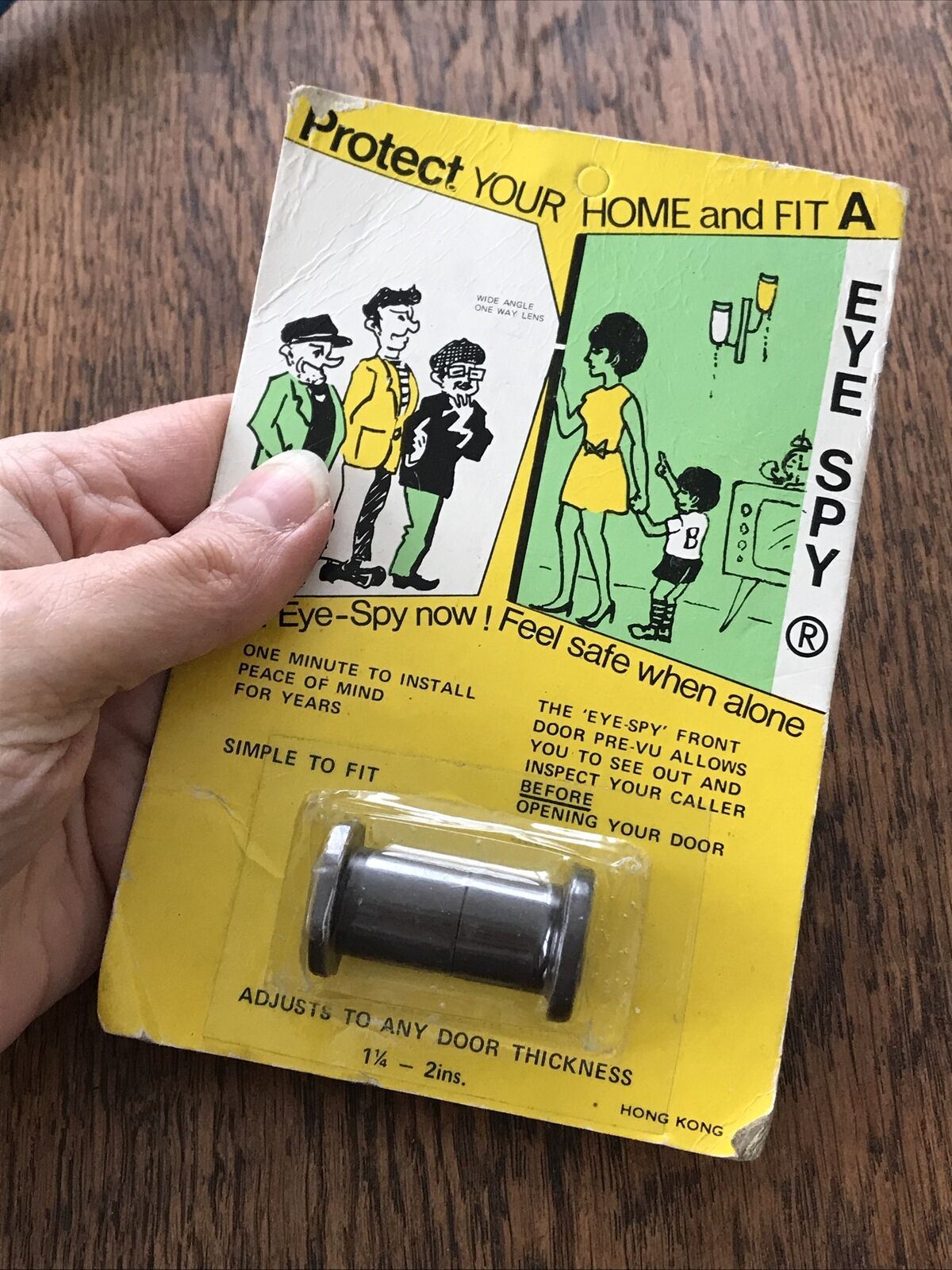 Vintage Door Eye Spy Security. Feature. Still In Packaging 1960s retro kitsch