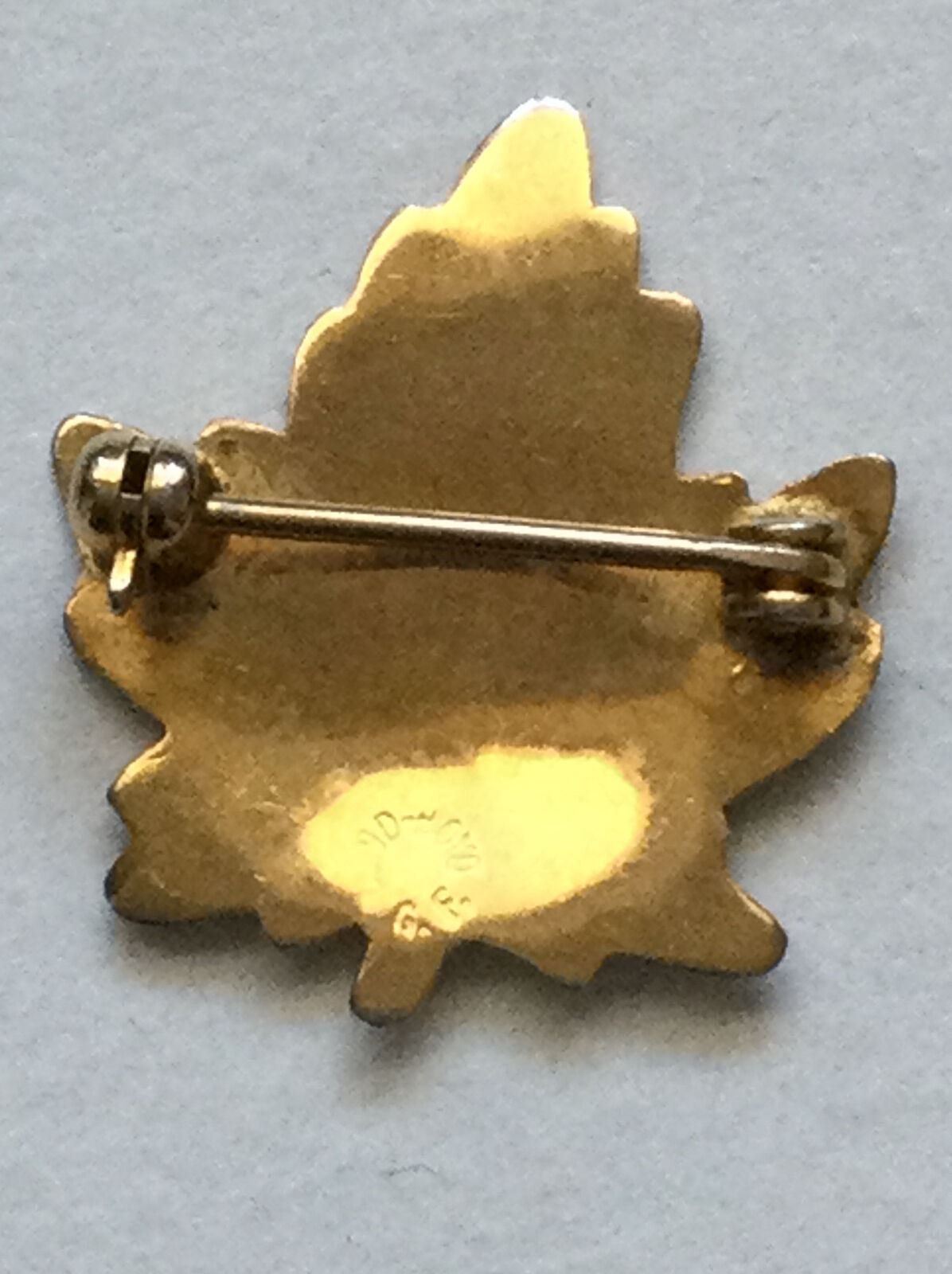 Bond Boyd Vintage Gold Filled Leaf Brooch. Tiny. Canadian. Vintage. Maple Leaf?