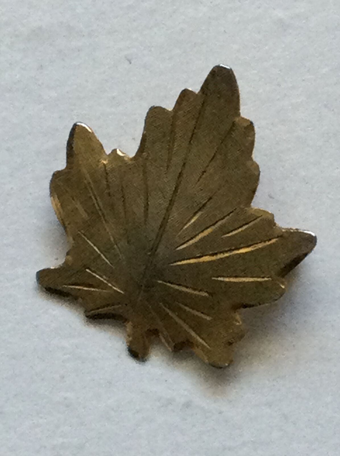 Bond Boyd Vintage Gold Filled Leaf Brooch. Tiny. Canadian. Vintage. Maple Leaf?