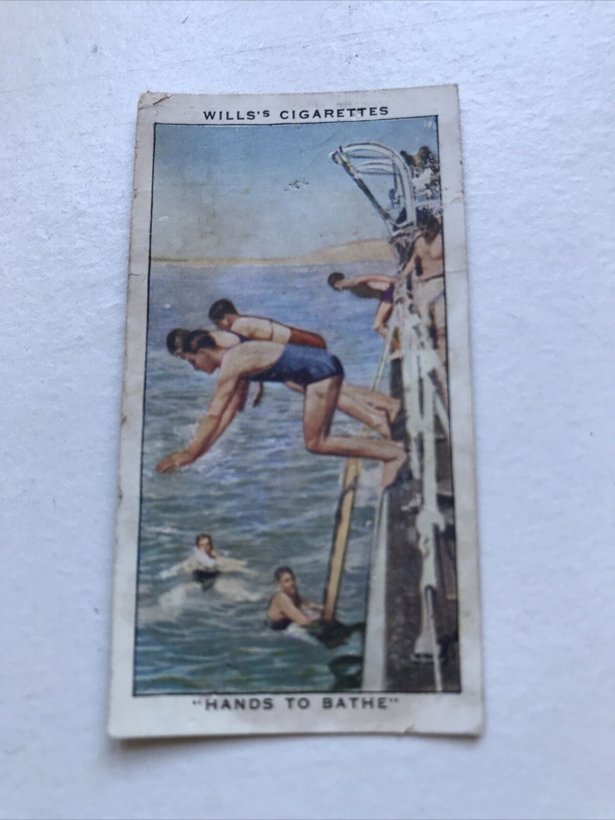 Wills Cigarette Card Hands To Bathe Royal Navy 1939 No 46 Naval Memorabilia