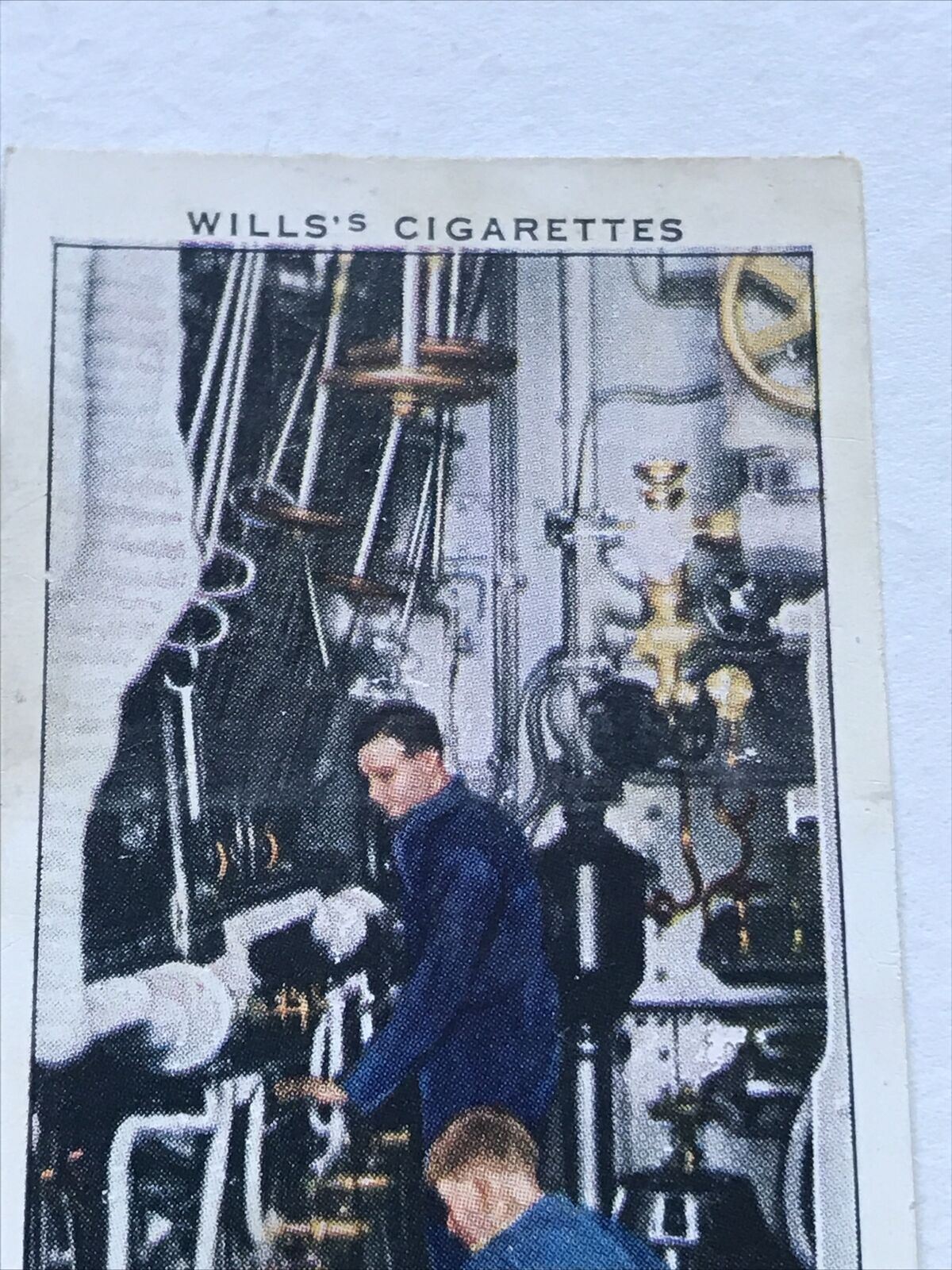 Wills Cigarette Card LIFE IN THE ROYAL NAVY In The Stokehold 1939 No 35